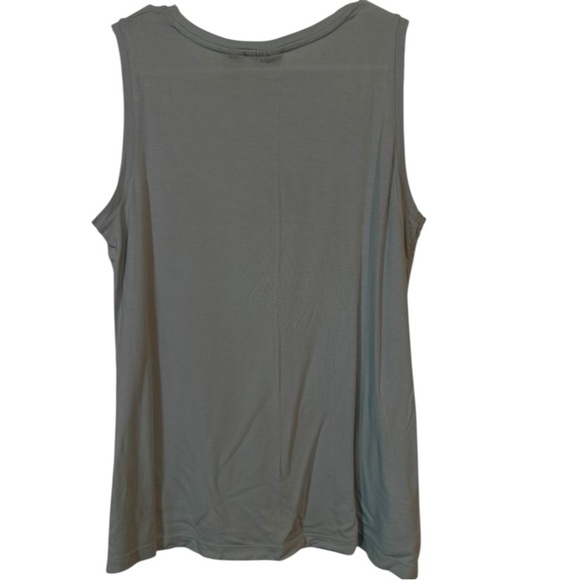 🌹 ADRIENNE VITTADINI SEA FOAM SLEEVELESS TEE - Picture 2 of 5